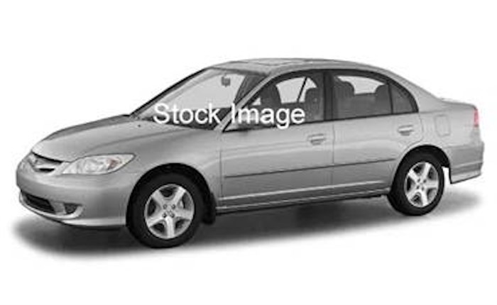 Police have released a stock image of the suspect vehicle, a grey Honda Civic, that seen fleeing the shooting and was found abandoned on Ord Road early Tuesday morning.