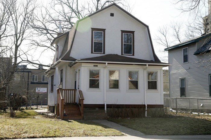 FILE - The house in Minneapolis which appeared in musician Prince's film 