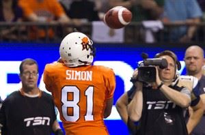 Geroy Simon's No. 81 retired by Lions