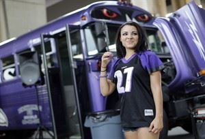 Ravens Fans, Men And Women, Wear Jerseys In Support Of Ray Rice