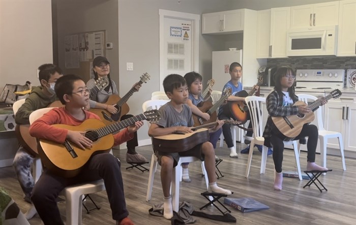One of the OCCA Community Association's guitar classes.