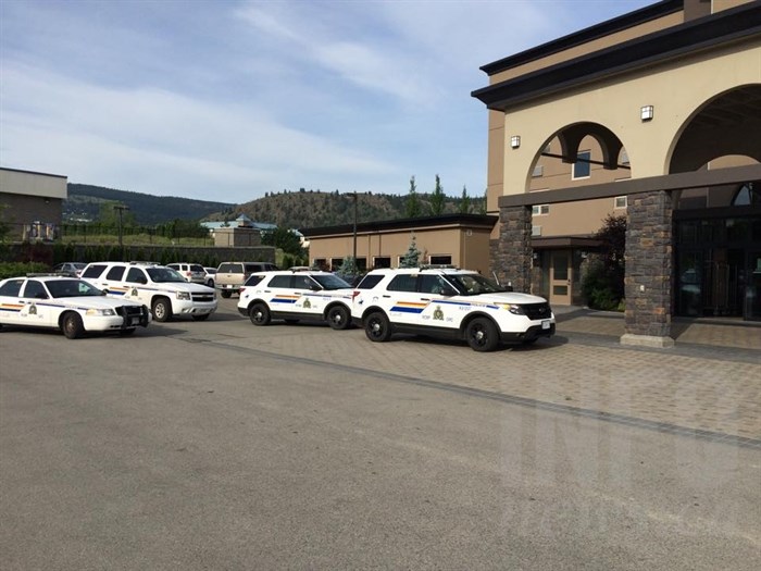 RCMP are investigating following a robbery at the Best Western this morning, June 11, 2015.