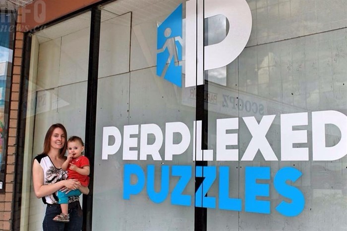 Perplexed Puzzles co-owner Katie McArthur and her daughter Alexandra 