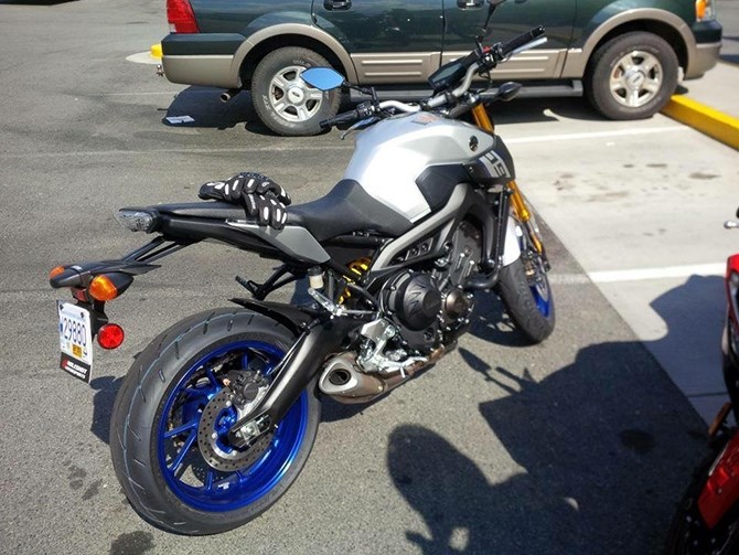 Police are seeking a 2015 Yamaha 900 cc motorcycle stolen last week from a parking garage at 3311 Wilson Street. The model is one of only four in B.C.