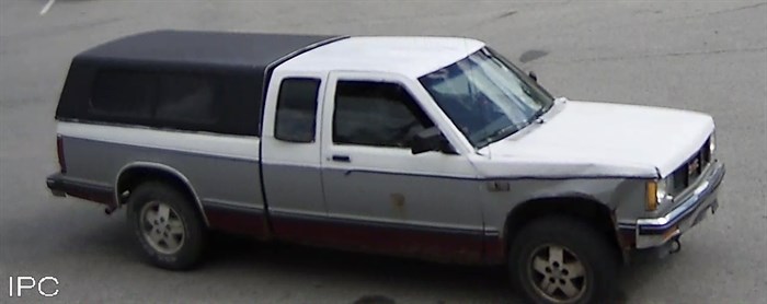 A side view of the suspect vehicle RCMP are looking for.