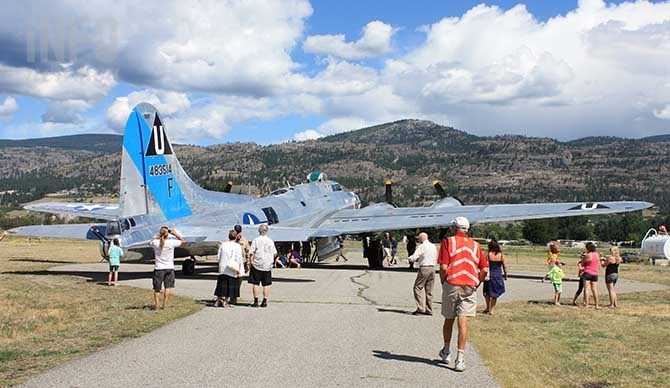 Penticton residents enthusiasm for vintage war planes is the reason Commemorative Air Wing returned to the airport this year with a restored B-17 WW II bomber.