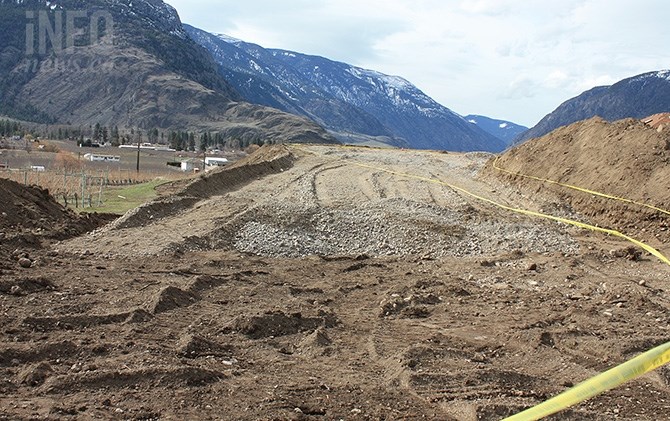 Work near a Cawston orchard in the South Okanagan unearthed what is believed to be a native burial site.