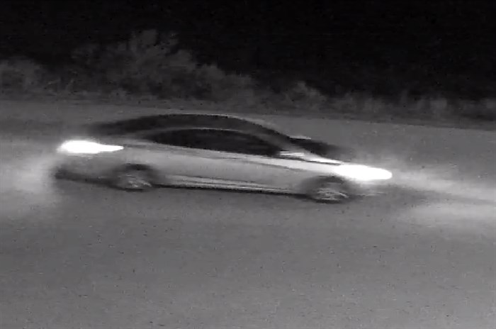 The vehicle driven by the suspect after Joe's Plumbing and Heating was broken into last night, April 5. 