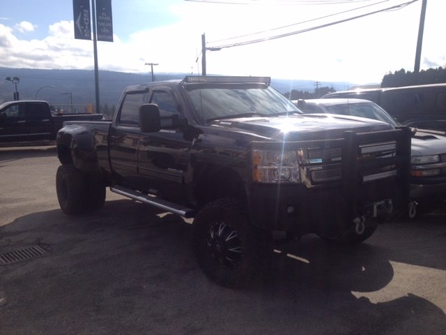 One of two pickup trucks stolen from Lake Country Motor Sports over the weekend.