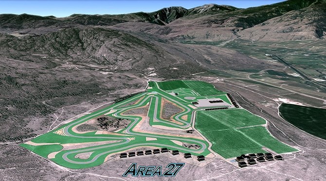 Area 27's track layout is pictured in this contributed photo.