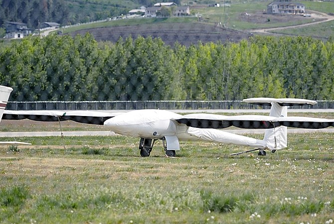 The Stemme powerglider looks as unique as it flies. 