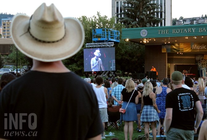 Fans of the Tragically Hip filled Riverside Park for a live stream of what may be the iconic band's final show.