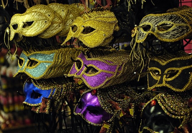 Masks are a cheap costume idea, but RCMP recommend against them as they limit vision.