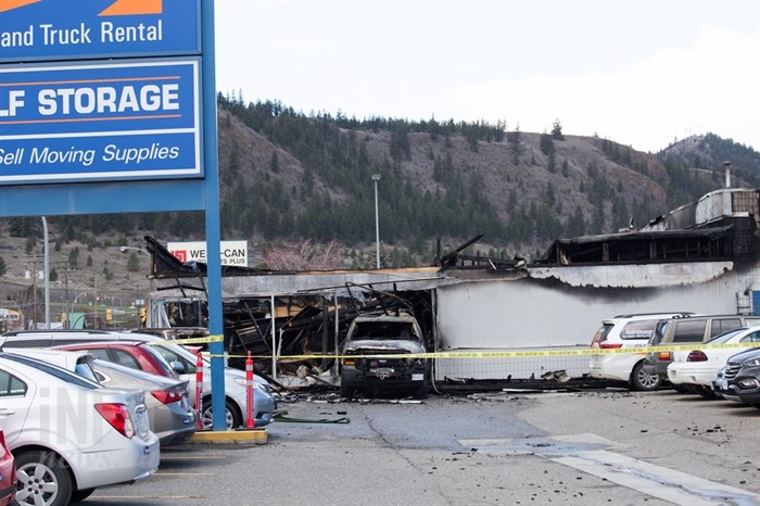 The fire caused a total loss and a new Budget Car Rental shop will be rebuilt at the same Notre Dame Drive location.