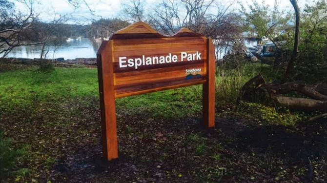 City staff recommend council approve new, cedar based signage for West Kelowna. 
