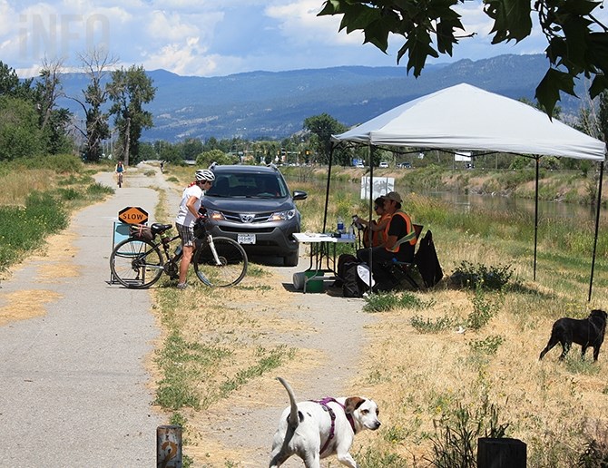 The Penticton Indian Band is providing information for use of the band's Channel walkway.