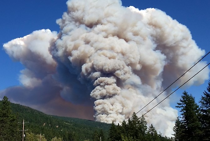 The Philpott wildfire started the afternoon of Aug. 24, 2017.