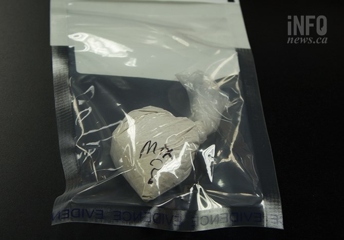 Kamloops RCMP say this baggie of drugs in particular is a concern, indicating drug dealers may not even know what kind of product they're putting out.