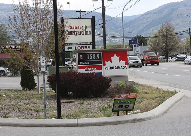 The Petro Canada station at Westminster and Eckhardt is also at $1.58.9 this afternoon, May 1, 2019.