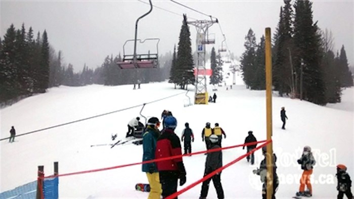 FILE PHOTO - The cable derailed on the chairlift at Crystal Mountain Resort injuring four people, two critically on Saturday, Mar. 1, 2014.