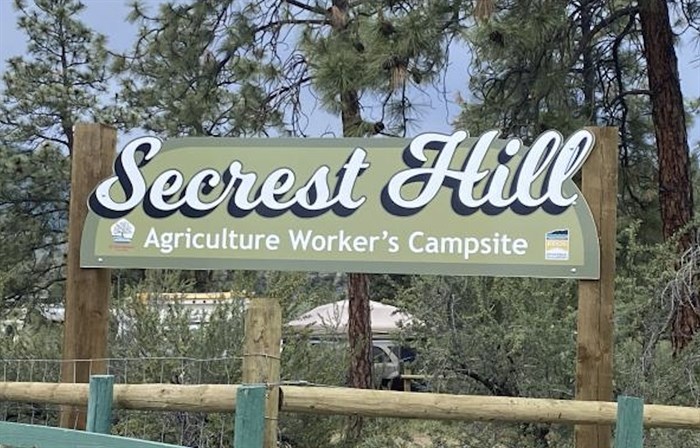 Secrest Hill Agriculture Worker’s Campsite in Oliver.
