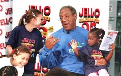 In this April 29, 1999 file photo, Bill Cosby talks with school children.
