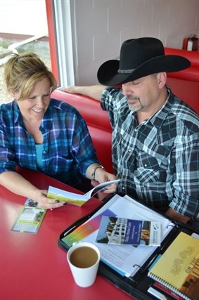 Naomi and Dean McGeachy plan to provide information from Horse Council B.C. on equestrian safety at the Chamber of Commerce. 