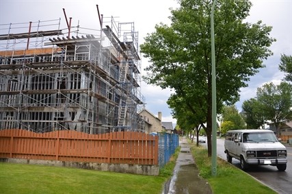 At 598 Sutherland Avenue Vant Construction is building 16 new rental apartments, something the City sees necessary to modernize Kelowna's urban core. 