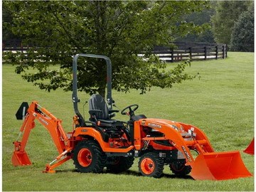 2013 Kubota, Model BX25D with bucket and loader.