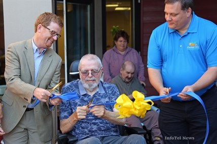 Residents took part in the official opening of Brocklehurst Gemstone Care Centre, as did Mayor Peter Milobar, Health Minister Terry Lake and several other dignitaries.