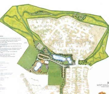 Concept drawings for West Highlands Park include requests from the public open house last year.