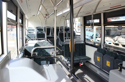The new Vicinity transit buses seat less people, cost less to operate, are cheaper to buy and are more maneuverable than their larger 40-foot cousins.