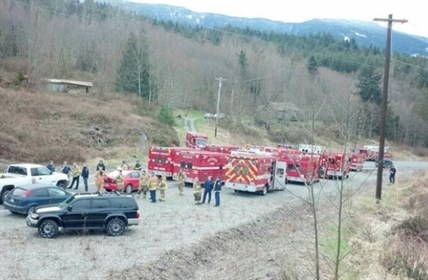 Snohomish County fire crews and the Washington State Patrol continue search and rescue operations. 