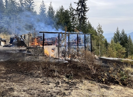 House fire in North Shuswap misreported as wildfire