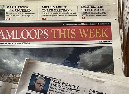 Kamloops to advertise on its website after closure of city's only newspaper