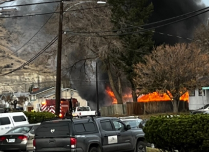 Crews battle Kamloops house fire