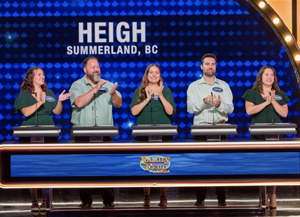 'Time of our lives': Okanagan family are contestants on Family Feud Canada