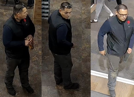 Police on hunt for Kelowna shoplifter suspected of stealing $20,000 worth of goods