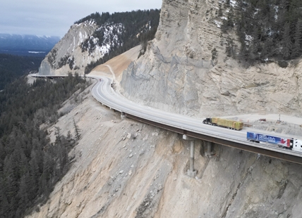 Four lanes open on last phase of $600M Kicking Horse Canyon highway widening project