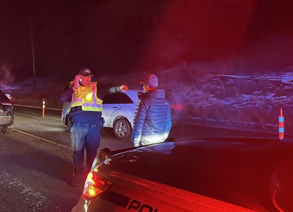 B.C. Highway Patrol kicked off its counter impaired driving initiative last night