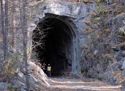 Community-led effort to reopen historic tunnel on KVR trail near Naramata