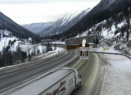 Collision involving semis closed Coquihalla overnight