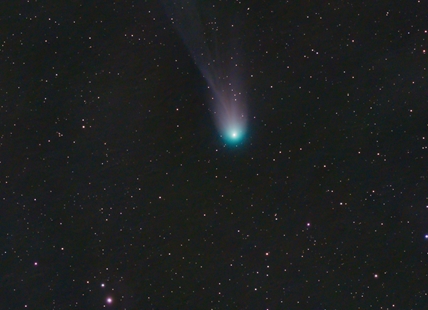 Devil Comet becoming visible in night skies over Kamloops, Okanagan