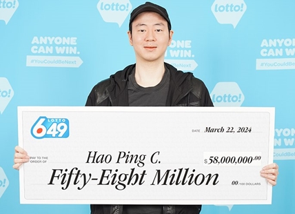 BC man wins $58 million Lotto 6/49 jackpot