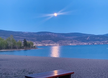 iN PHOTOS: Perfect conditions for Pink Moon photos in Kamloops, Okanagan