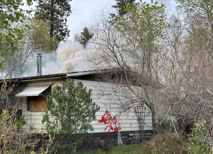 Suspicious fire in abandoned West Kelowna house