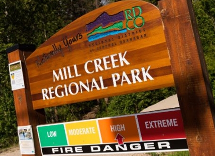 Fire danger level raised to high in all Central Okanagan regional parks