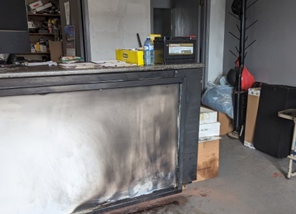 Kamloops auto shop got off lucky when an arsonist struck