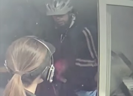 iN VIDEO: Man on e-scooter spits on BC drive-thru worker