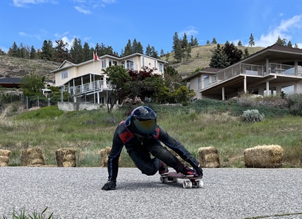 iN PHOTOS: Longboards and street luges racing down Knox Mountain in Kelowna